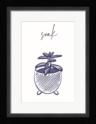 Framed Soak 2 Print