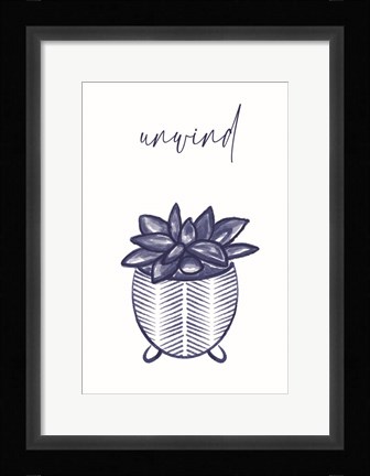 Framed Unwind 3 Print
