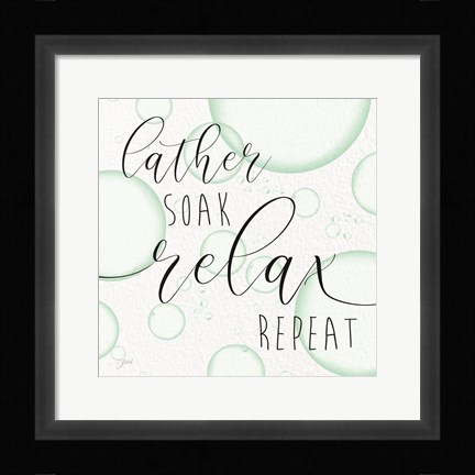 Framed Lather Soak Print
