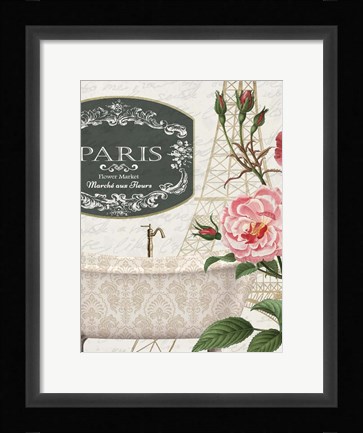 Framed Salle De Bains 1 Print