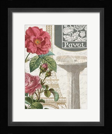 Framed Salle De Bains 2 Print