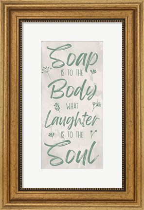 Framed Soap And The Soul Print