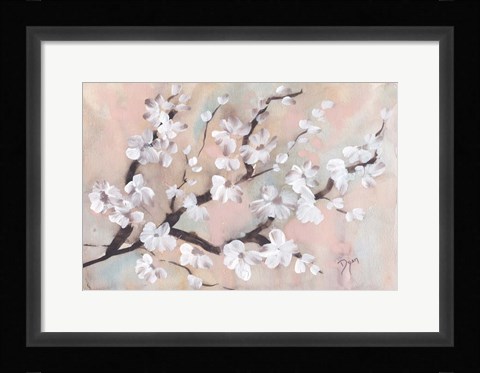 Framed Tree Blossom Branch Print