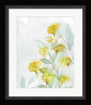 Framed Modern Poppies 2 Print