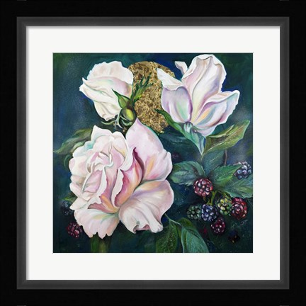 Framed Roses Print