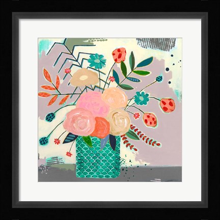 Framed Wild Pickins Floral Print