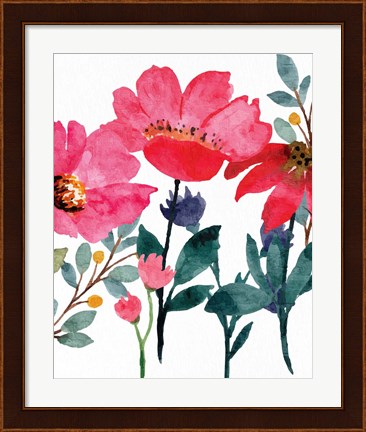 Framed Wildflowers 3 Print