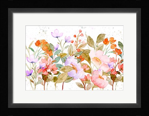 Framed Wildflower Spotted Print