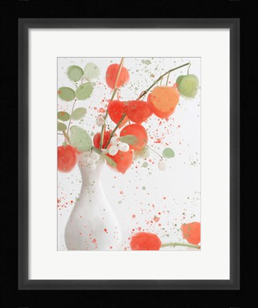Framed Spotted Floral Print