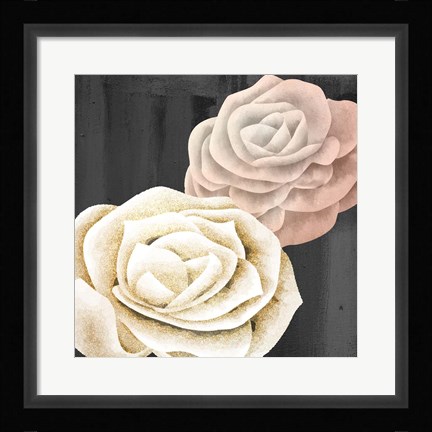 Framed Rose Gold 1 Print