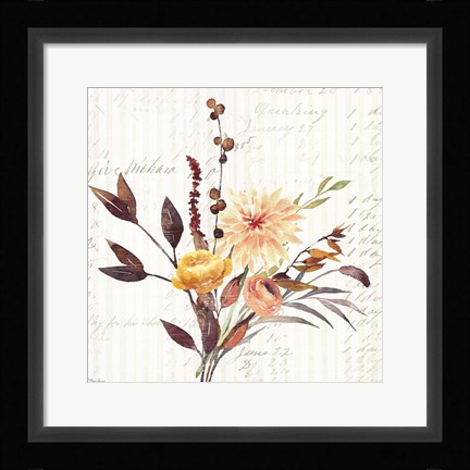 Framed Wild Floral 1 Fall Print
