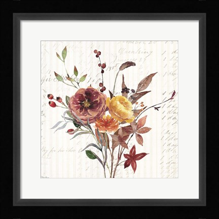 Framed Wild Floral 2 Fall Print
