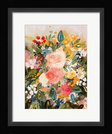 Framed Autumn Florals Print