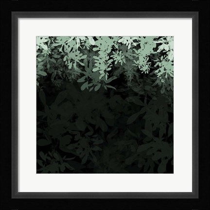 Framed Dark Tropical II Print