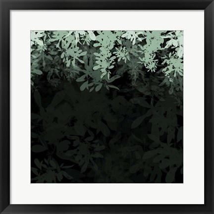 Framed Dark Tropical II Print