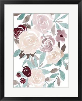 Framed Floral Fall 1 Print