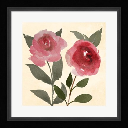 Framed Dreamy Bloom 1 Print