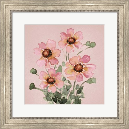 Framed Blooming Bunch 2 Print