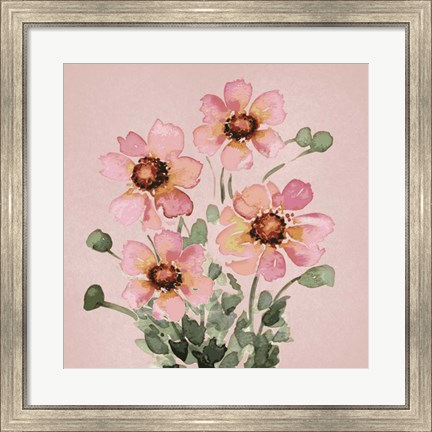 Framed Blooming Bunch 2 Print