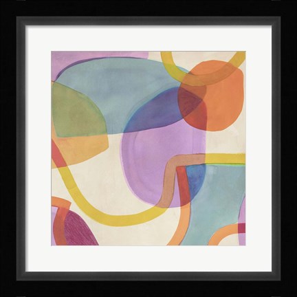 Framed Laughter II (detail) Print