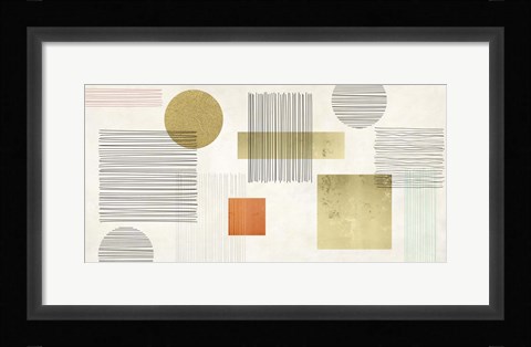 Framed Lines and Shapes Print