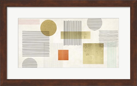 Framed Lines and Shapes Print