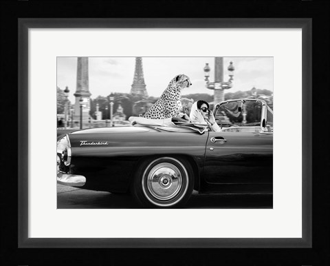 Framed In Paris Print