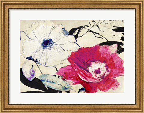 Framed Colorful Composition II Print
