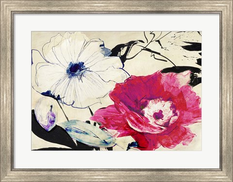 Framed Colorful Composition II Print