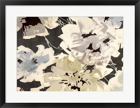 Framed Earth Flowers II (detail) Print