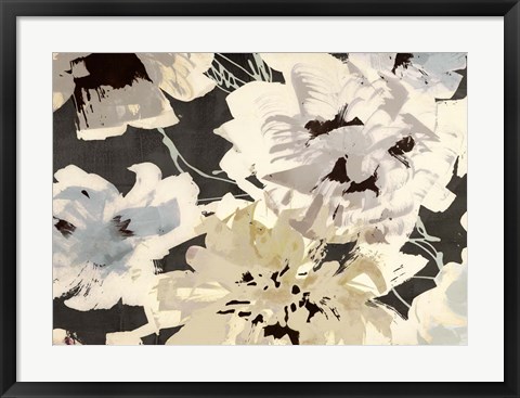 Framed Earth Flowers II (detail) Print