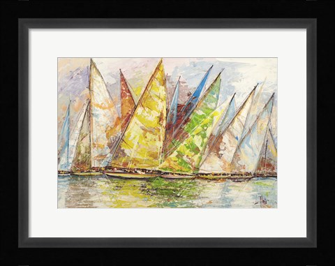 Framed Regata di Primavera Print