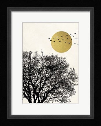 Framed Migrant Birds I Print