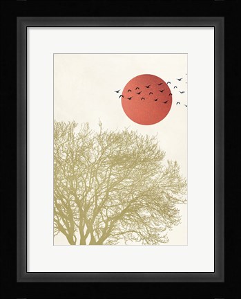 Framed Migrant Birds II Print