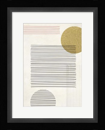 Framed Lines and Shapes I Print
