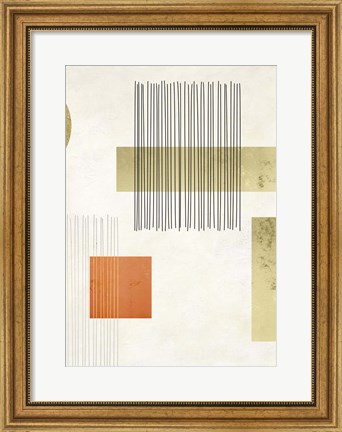 Framed Lines and Shapes II Print