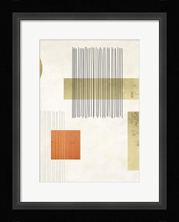 Framed Lines and Shapes II Print