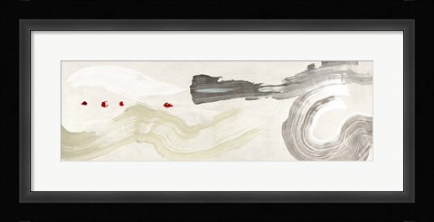 Framed Vibrating Waves Print