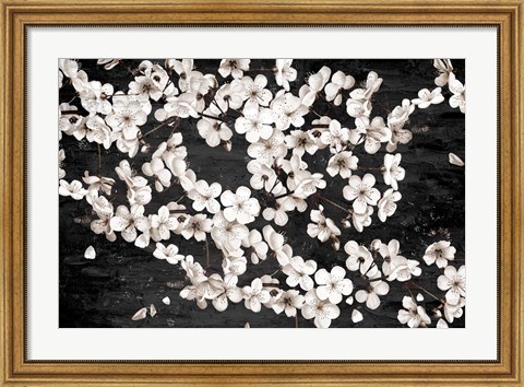 Framed Magnolia Branches Print