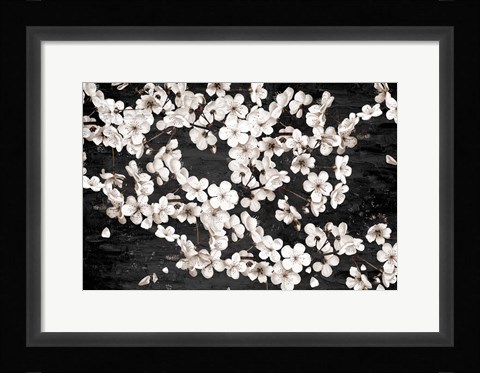 Framed Magnolia Branches Print