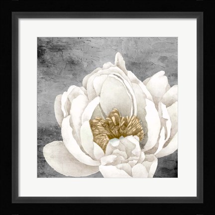 Framed Peony 2 Print