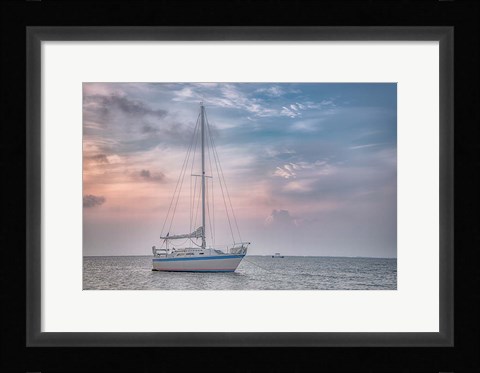 Framed Blue Point Sunrise Print