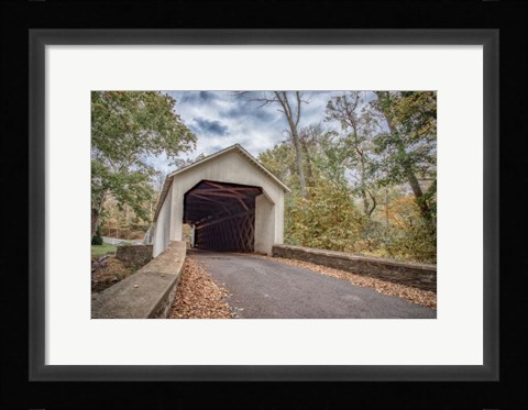 Framed Covered Bridge Print