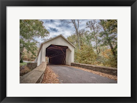 Framed Covered Bridge Print
