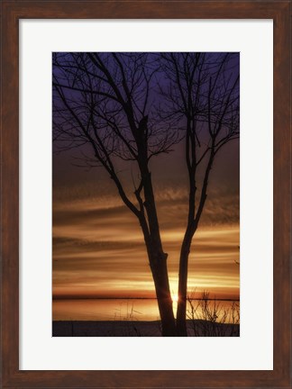 Framed Love And Fire Print