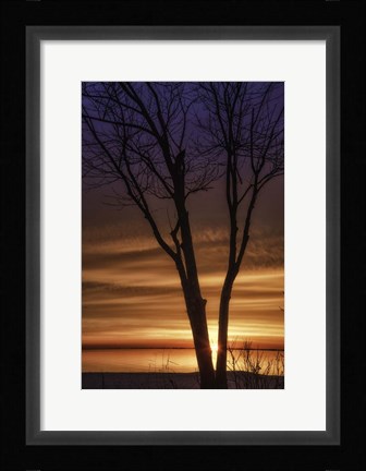 Framed Love And Fire Print