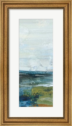 Framed Morning Seascape Panel I Print