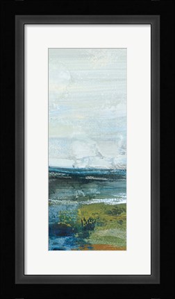 Framed Morning Seascape Panel I Print