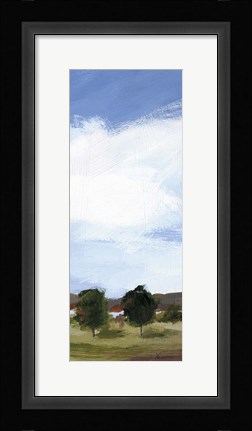 Framed Catcalling Clouds Panel I Print