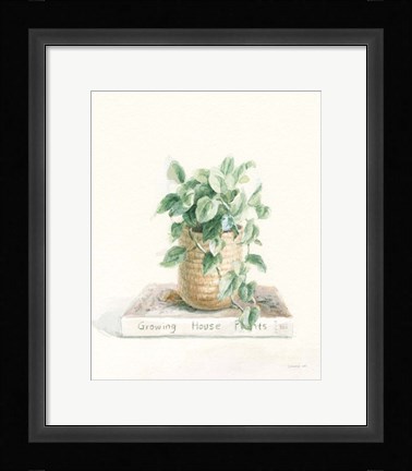 Framed Grown at Home II Cream Print